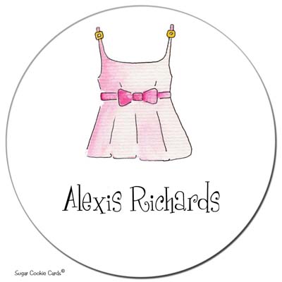 Sugar Cookie Gift Stickers - Baby Doll Sugar Cookie Gift Stickers - Baby Doll